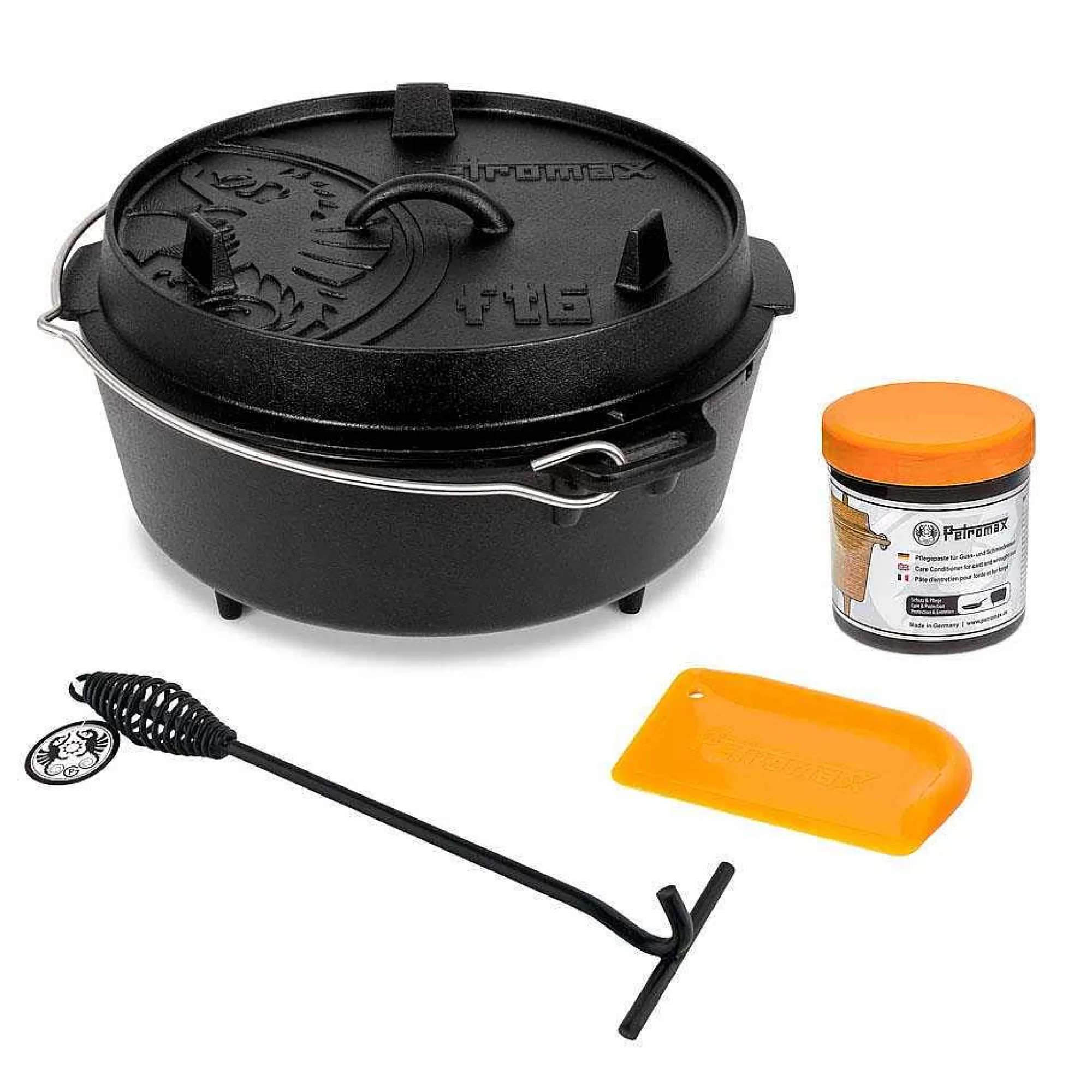 Clearance Fire Pot Ft6 Starter Set - Dutch Oven Set 6 Liters Dutch Oven/Fire Pots